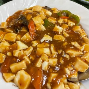 シャンタンで麻婆豆腐